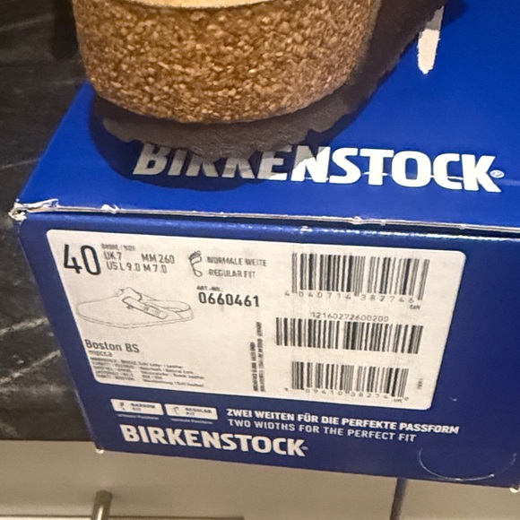 Birkenstock Brown Suede Mules - Picture 2 of 4